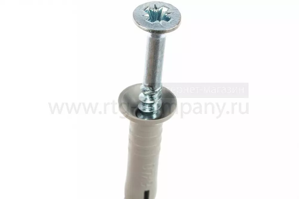 Дюбель-гвоздь с бортиком 6х40 (125шт)